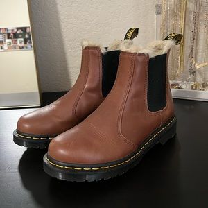 2976 Leonore Women’s Faux Fur-lined Chelsea Boots